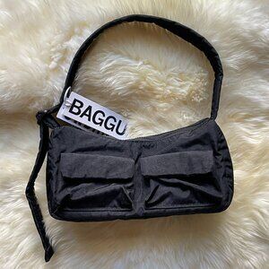 NWT Baggu Cargo Shoulder Bag - Black